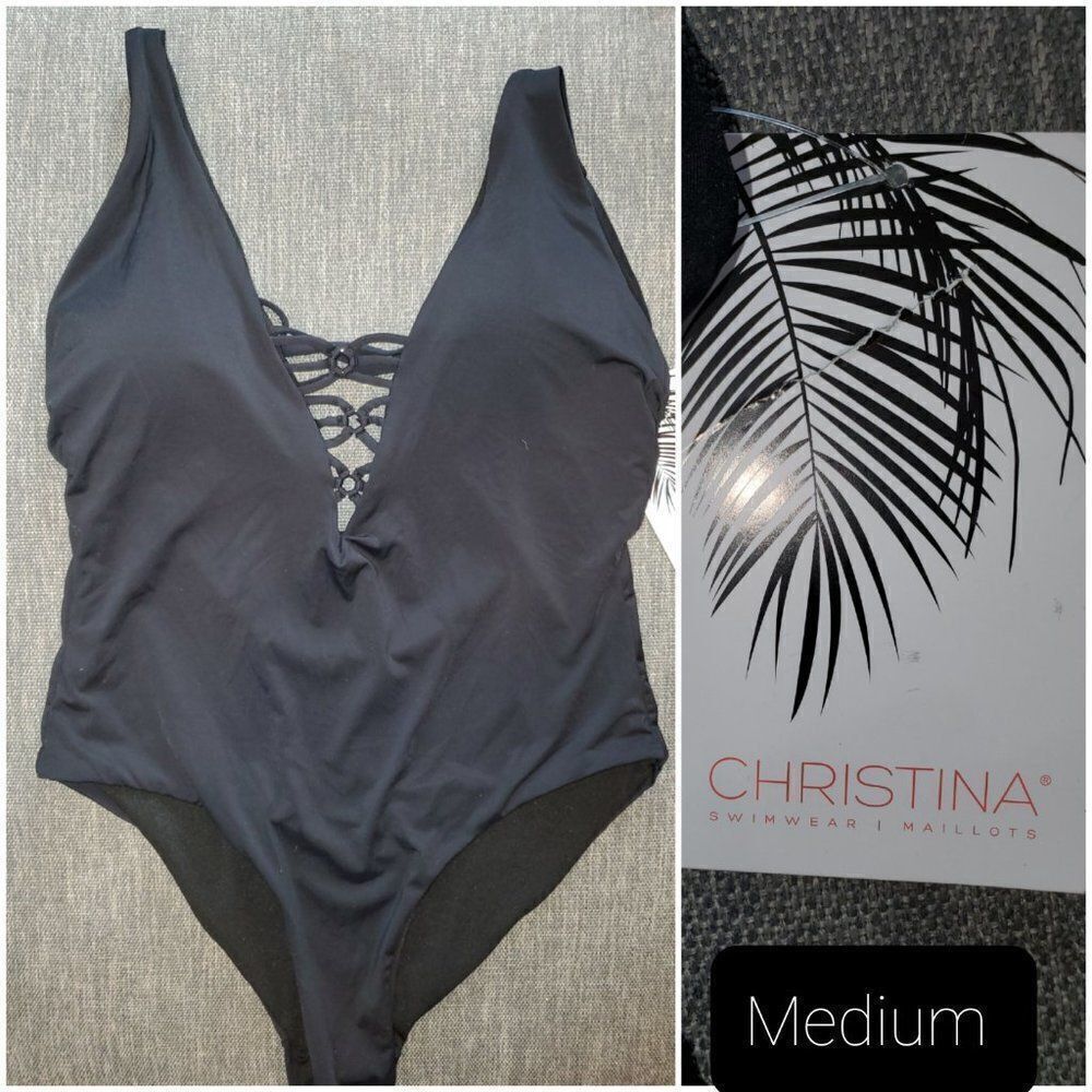 Christina adjustable straps maillots Swimsuit